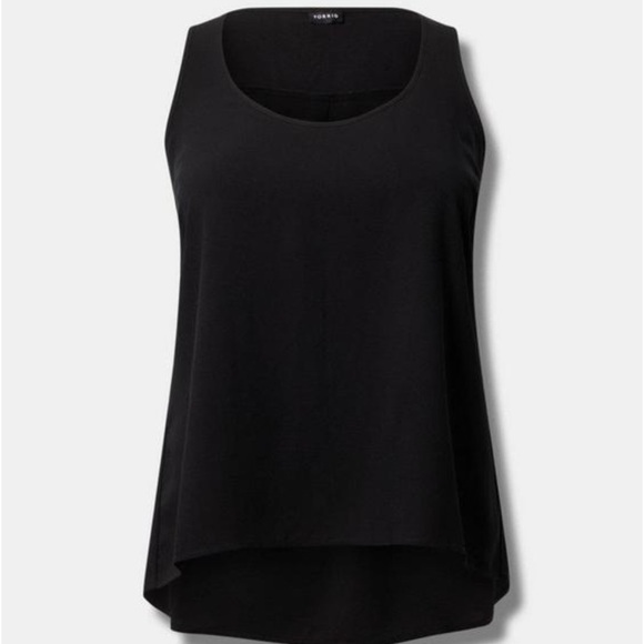 Torrid Curve Tops - Hi-Low Challis Tank Top